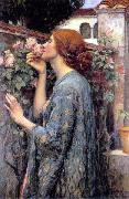 John William Waterhouse The Soul of the Rose or My Sweet Rose Sweden oil painting artist